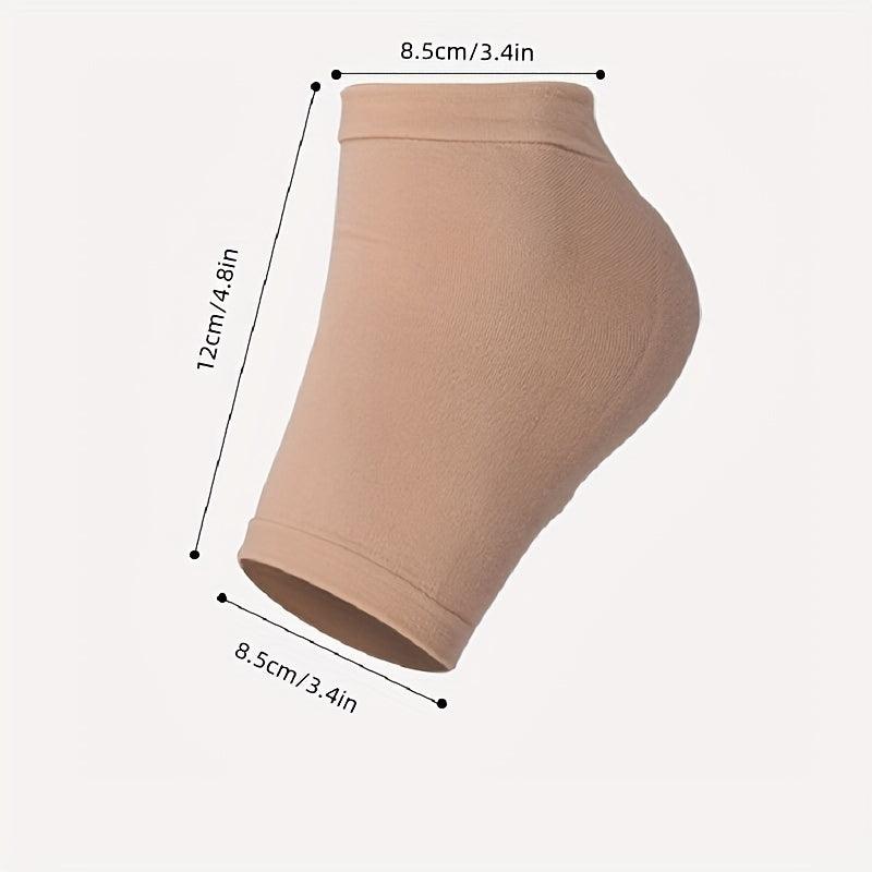 2pcs Moisturizing Silicone Heel Socks for Cracked Heel Relief