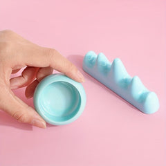 Nail Art Brush Holder Washing Cup Mountain Shape
