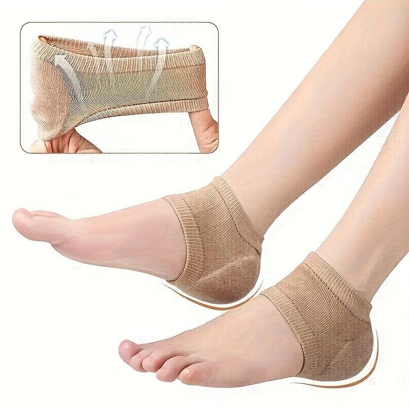 2pcs Plantar Fasciitis Heel Protector Sleeve Gel Pads Foot Care Support