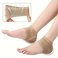 2pcs Plantar Fasciitis Heel Protector Sleeve Gel Pads Foot Care Support