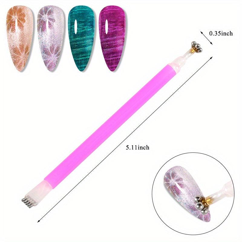 Cat Eye Magnet For Nails Magnetic Nail Stick 3D Cat Eye Pen
