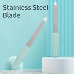 Stainless Steel Nail Filer with Silicone Handle