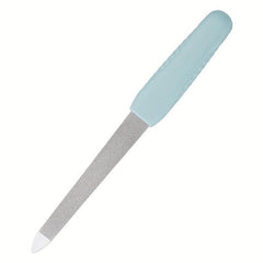 Stainless Steel Nail Filer with Silicone Handle