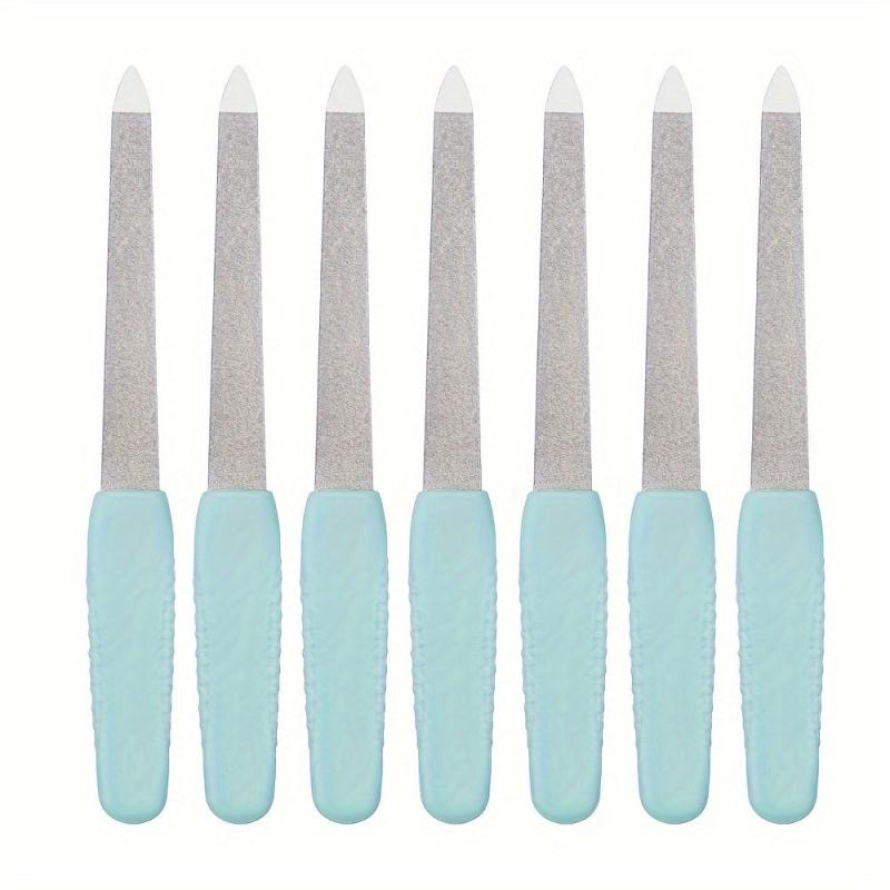 Stainless Steel Nail Filer with Silicone Handle
