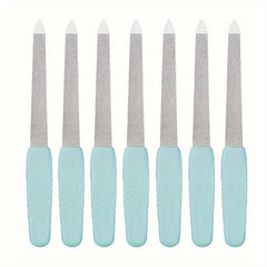 Stainless Steel Nail Filer with Silicone Handle