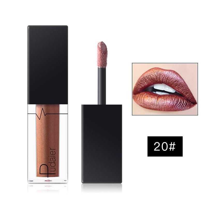 Golden Matte Metallic Chameleon Lip Gloss
