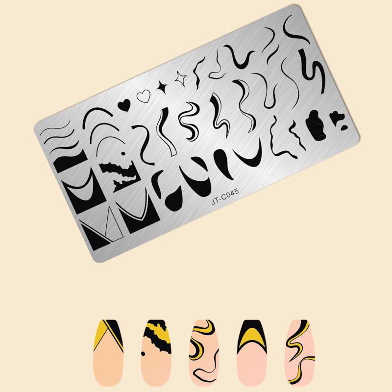 Stainless Steel Nail Art Stamping Plates