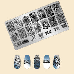 Stainless Steel Nail Art Stamping Plates