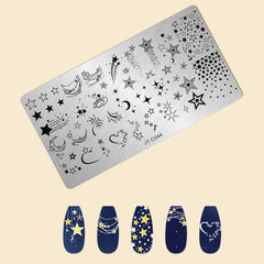 Stainless Steel Nail Art Stamping Plates