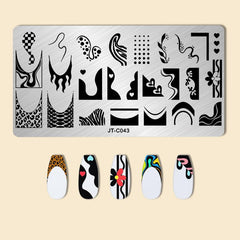 Stainless Steel Nail Art Stamping Plates