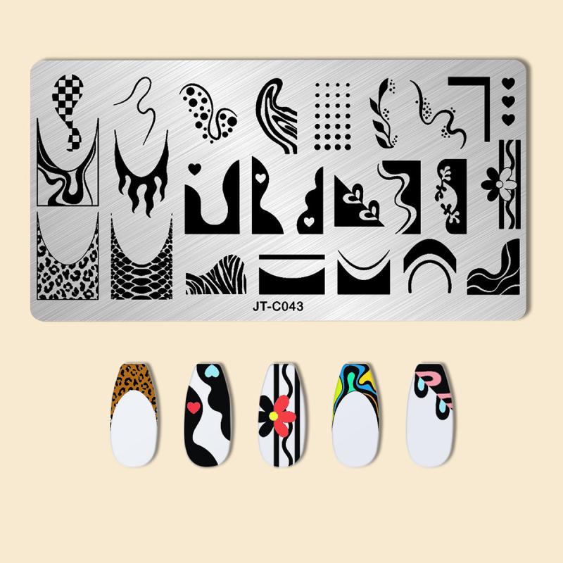 Stainless Steel Nail Art Stamping Plates