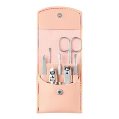 7 Pcs Manicure Set Nail Clipper Kit Professional Pedicure Grooming Kit