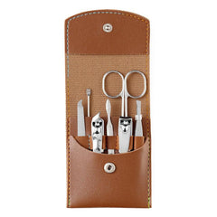 7 Pcs Manicure Set Nail Clipper Kit Professional Pedicure Grooming Kit