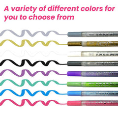 4pcs Waterproof Nail Enhancement Pens Nail Art Graffiti Drawing Pens
