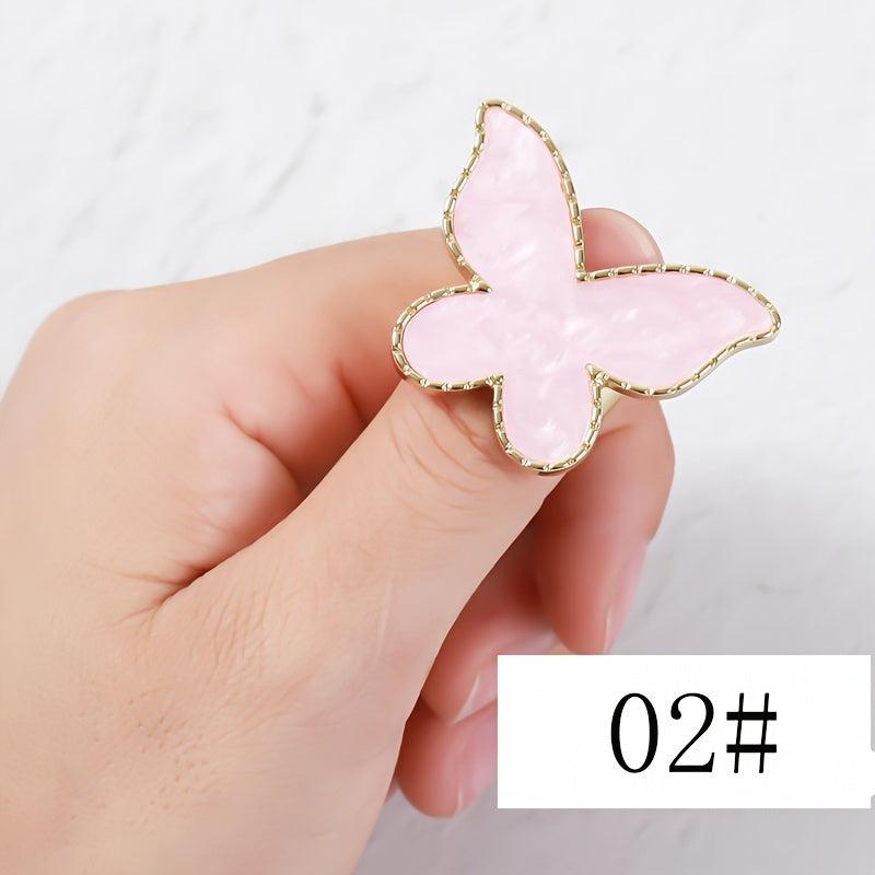Adjustable Painting Plate Ring Nail Palette Finger Ring Eyelash Glue Holder