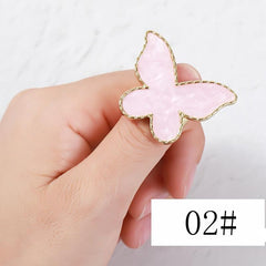 Adjustable Painting Plate Ring Nail Palette Finger Ring Eyelash Glue Holder