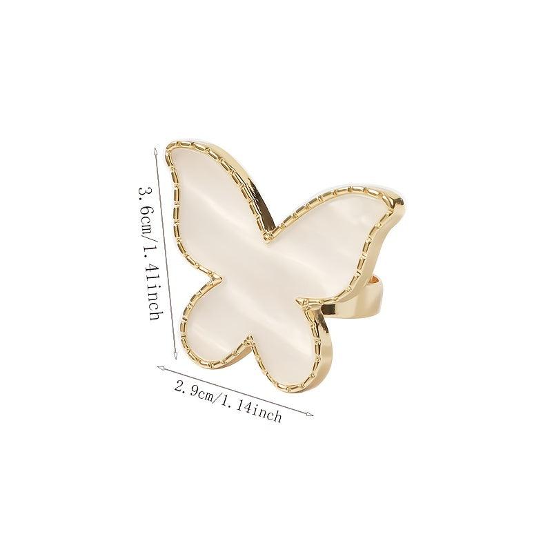 Adjustable Painting Plate Ring Nail Palette Finger Ring Eyelash Glue Holder