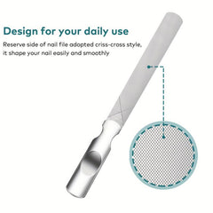 Stainless Steel Nail Files for Women and Men