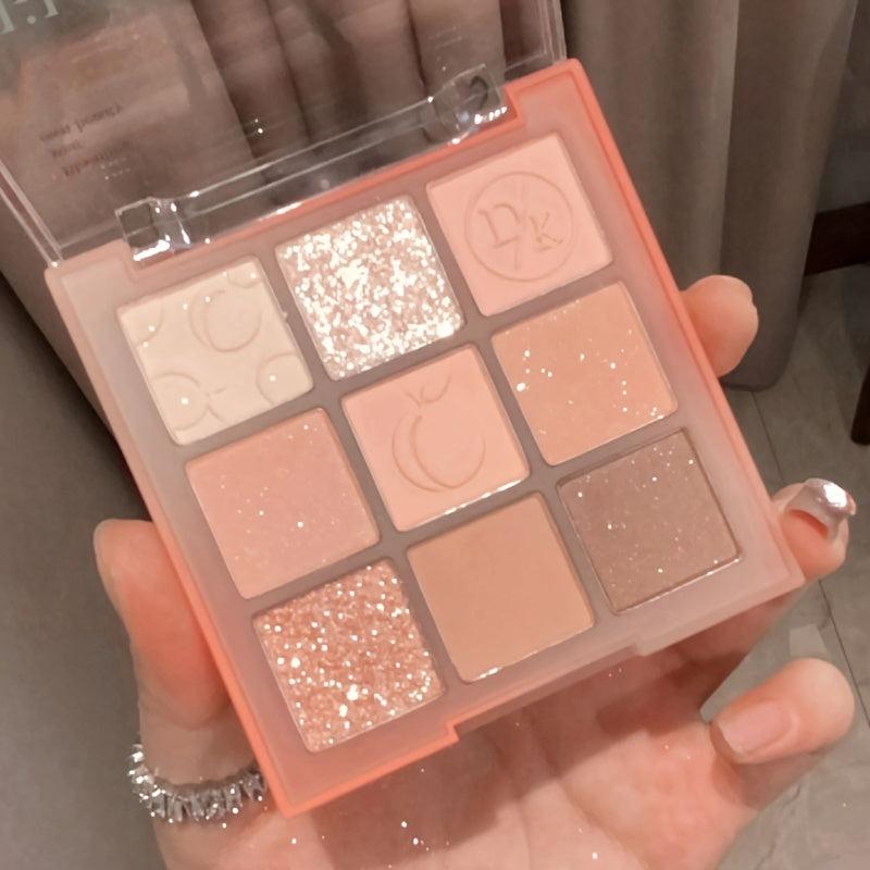 9 Colors Eyeshadow Palette Matte Metallic Finish