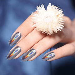 Metallic Mirror Effect Nail Powder for Nail Art Gel Polish