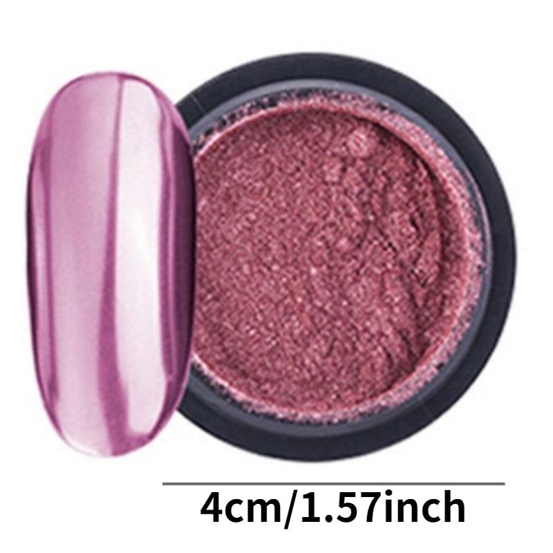 Metallic Mirror Effect Nail Powder for Nail Art Gel Polish