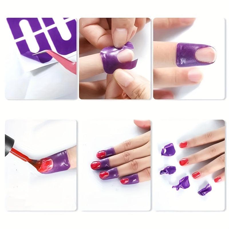 U Shape Nail Protectors for Manicure Stamping & Painting