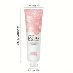 Japan Sakura Hand Cream Moisturizing Hand Lotion Soothes Dry Hands