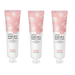 Japan Sakura Hand Cream Moisturizing Hand Lotion Soothes Dry Hands