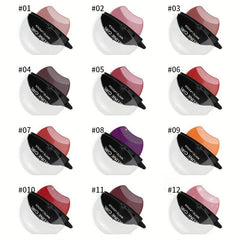 Matte Velvet Lip Shape Lip Gloss Non Stick Cup