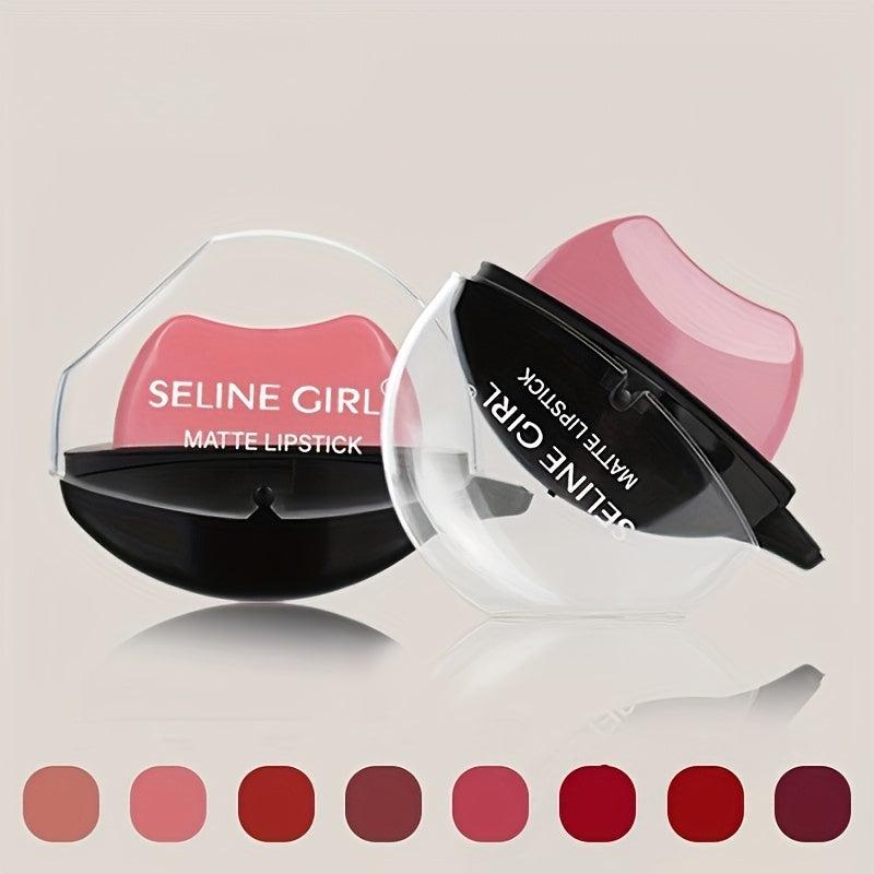 Matte Velvet Lip Shape Lip Gloss Non Stick Cup