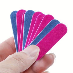 100 Pcs Double Side Nail Files Set for Gel Polish Manicure Pedicure