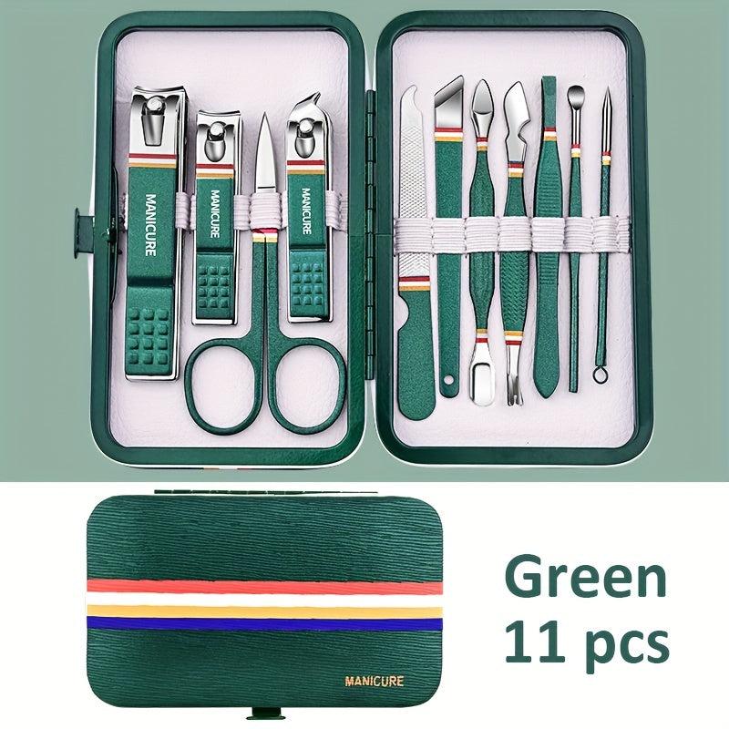 9 11 13 15 19 Pcs Nail Cutter Set Stainless Steel Nail Clippers Set With Box