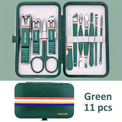 9 11 13 15 19 Pcs Nail Cutter Set Stainless Steel Nail Clippers Set With Box