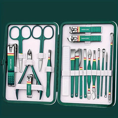 9 11 13 15 19 Pcs Nail Cutter Set Stainless Steel Nail Clippers Set With Box