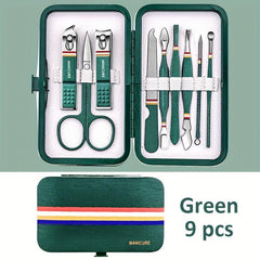 9 11 13 15 19 Pcs Nail Cutter Set Stainless Steel Nail Clippers Set With Box