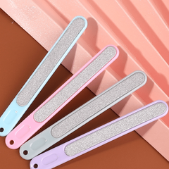5 Pcs Stainless Steel Metal Nail File w/ Plastic Handle Grooming Tool