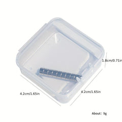 10 Pcs Cat Eye Glue Magnet Nail Art Cylinder Magnet