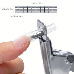10 Pcs Cat Eye Glue Magnet Nail Art Cylinder Magnet