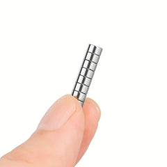 10 Pcs Cat Eye Glue Magnet Nail Art Cylinder Magnet