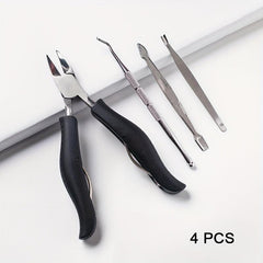 14pcs Stainless Steel Pedicure Set Toe Nail Clippers Ingrown Toenails Nippe