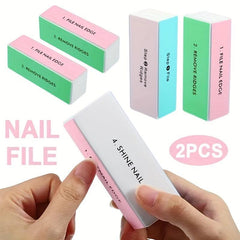 Nail File Block Sanding Buffer Polishing File Professional 4 Sided Way Nail File
