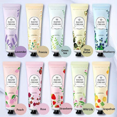Plant Hand Cream Set for Dry Hands and Feet, Natural Scented Moisturizer