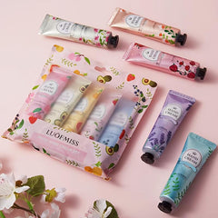 Plant Hand Cream Set for Dry Hands and Feet, Natural Scented Moisturizer