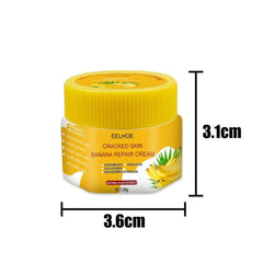 2 pcs Natural Banana Foot Cream Repair Anti Drying Crack Strengthening Cream