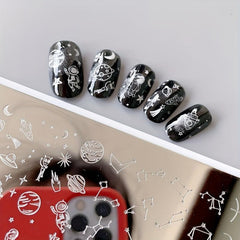 Lace Image Steel Nail Art Stamping Plates Template