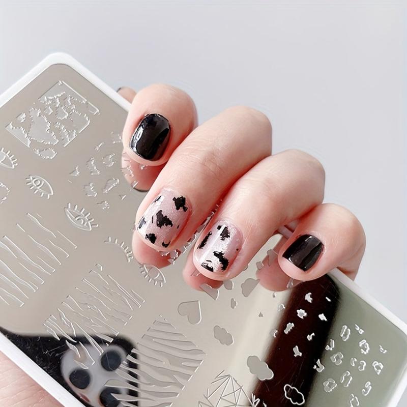Lace Image Steel Nail Art Stamping Plates Template
