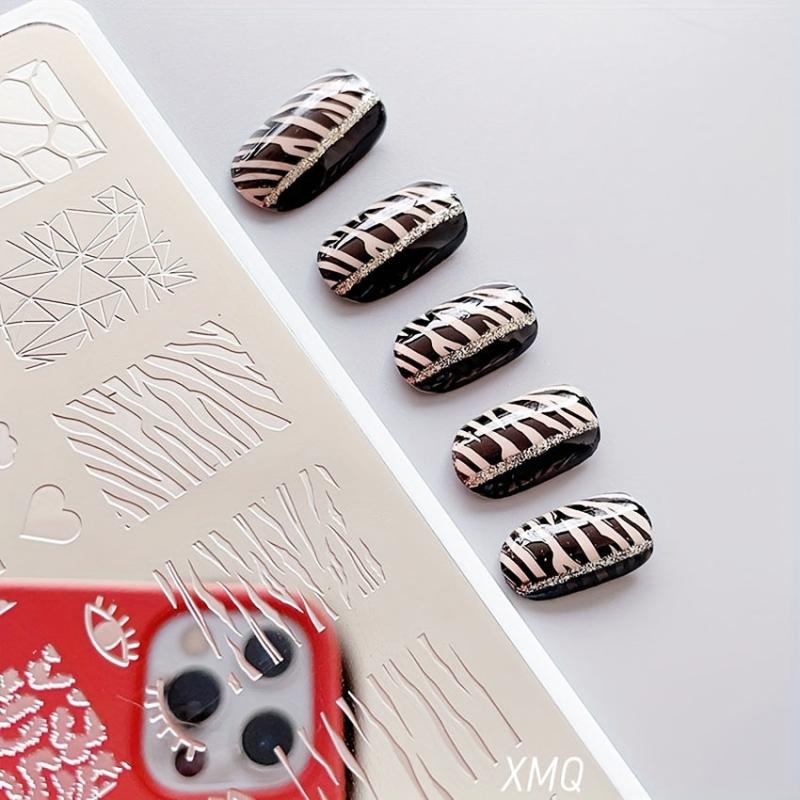 Lace Image Steel Nail Art Stamping Plates Template