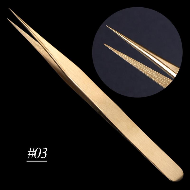 Stainless Steel Tweezers for Eyelash Extensions and Nail Art