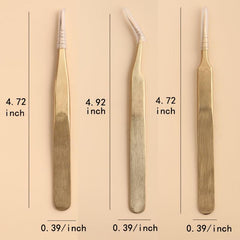 Stainless Steel Tweezers for Eyelash Extensions and Nail Art