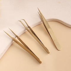 Stainless Steel Tweezers for Eyelash Extensions and Nail Art
